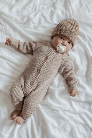 Kız Erkek Bebek Selanik Örgü Triko Yenidoğan Tulum Takımı Kız Erkek Bebek Selanik Örgü Triko Yenidoğan Tulum Takımı