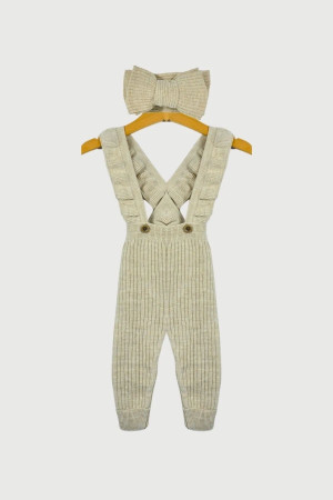 Kız Bebek Askılı Triko Tayt Fırfır Askılı Bandanalı Yenidoğan Tulum Bebek Takımı Kız Bebek Askılı Triko Tayt Fırfır Askılı Bandanalı Yenidoğan Tulum Bebek Takımı