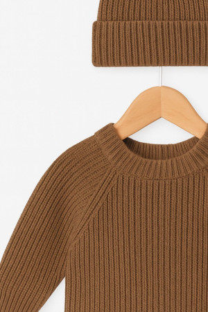 Yenidoğan Triko Romper Tulum Nakışlı