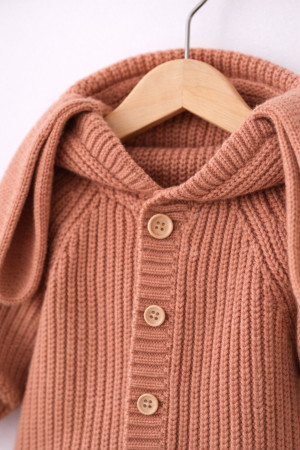 Bebek Triko Tulum Tavşan Kulak